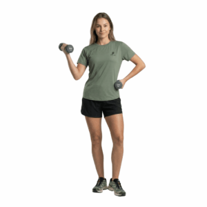Women's Dry Fit Pista Green Tshirt